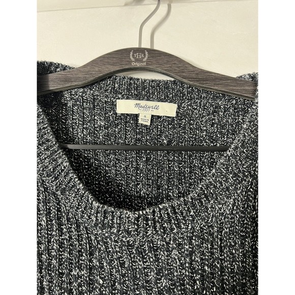 Madewell Sweater Womens Small  Crew Neck Gray Pullover Knit alliance - Picture 3 of 7
